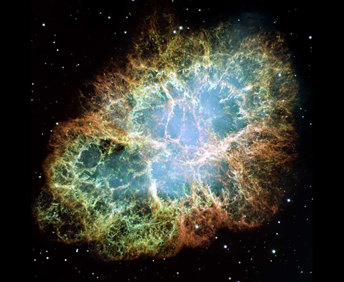 neutron star hubble. A neutron star pulses in its