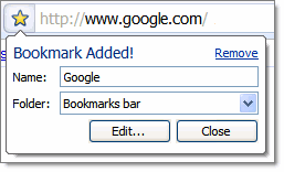 create bookmark