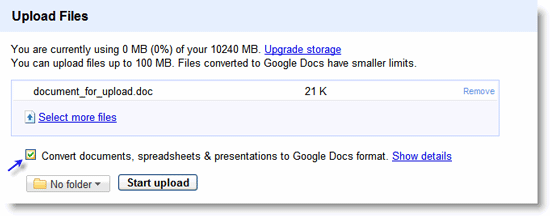 convert docs