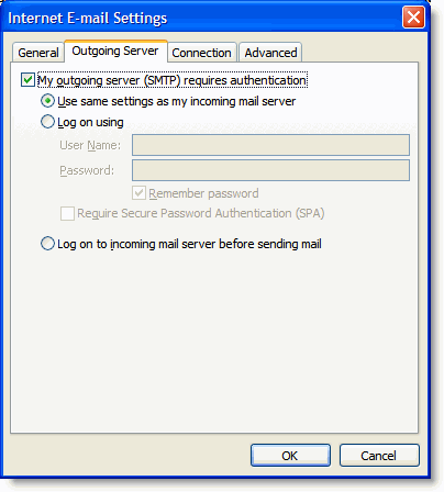 email settings for gmail in outlook 2007