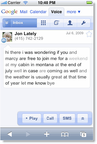 voicemail