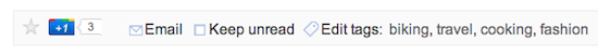 Email option underneath item
