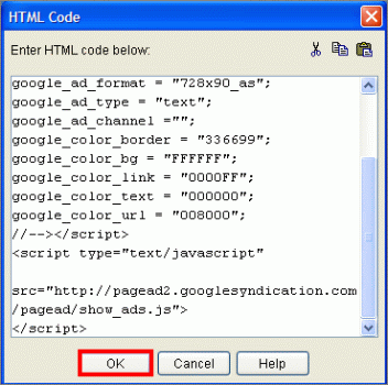 HTML Code Box