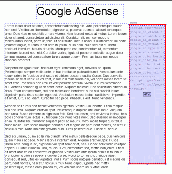 HTML Inserted