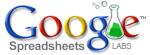 Google Spreadsheets from Google Labs