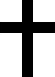 http://commons.wikimedia.org/wiki/File:Christian_cross.svg