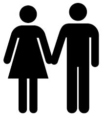 http://commons.wikimedia.org/wiki/File:Man-and-woman-icon.svg