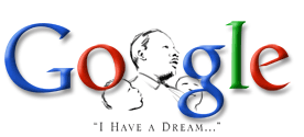 마틴 루터 킹 기념 구글 로고