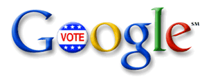 Google Doodle US Vote 2000