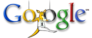 Google Doodle Sydney 2000: Gymnastika: Kruhy