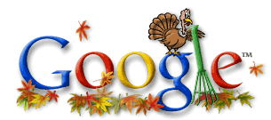 Google Doodle Thanksgiving 2000
