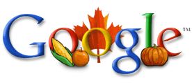 Google Doodle Canadian Thanksgiving 2002
