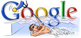 Google Doodle Atény 2004: Plavání