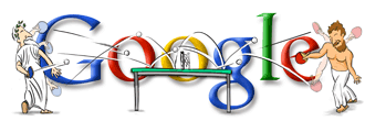 Google Doodle Atény 2004: Stolní tenis