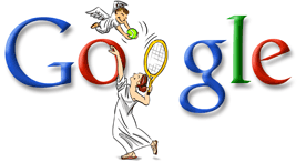 Google Doodle Atény 2004: Tenis