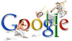 Google Doodle Atény 2004: Volejbal