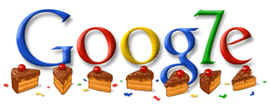 Google Doodle Google's 7th Birthday