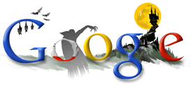 Google Doodle Halloween 2005