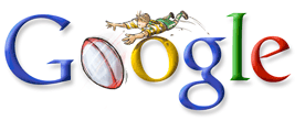 Google Doodle Rugby World Cup Australia 2007