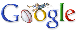 Google Doodle Rugby World Cup Italy 2007