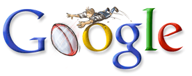 Google Doodle Rugby World Cup New Zealand 2007