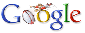 Google Doodle Rugby World Cup United Kingdom 2007