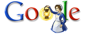 Google Doodle Florence Nightingale's Birthday