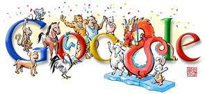 Google Doodle Peking 2008: Závěrečný ceremoniál