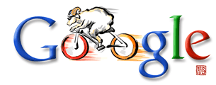 Google Doodle Peking 2008: Cyklistika