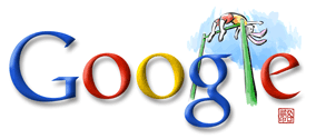 Google Doodle Peking 2008: Skok vysoký