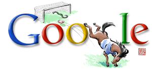 Google Doodle Peking 2008: Fotbal
