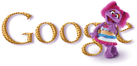Google Doodle 40th Anniversary of Sesame Street - Abigail