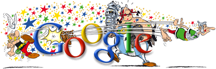 Google Doodle Asterix Comic's 50th Anniversary ? 2009 Goscinny - Uderzo
