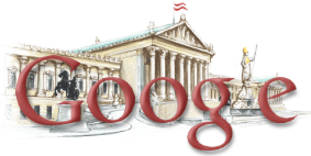 Google Doodle Austrian National Day 2009