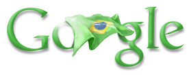 Google Doodle Brazil Independence Day 2009