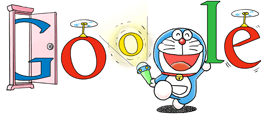 Google Doodle Doraemon 2009