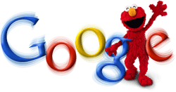 Google Doodle 40th Anniversary of Sesame Street - Elmo
