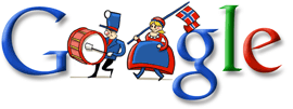Google Doodle Norway National Day 2009