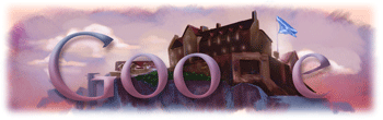 Google Doodle St. Andrew's Day 2009