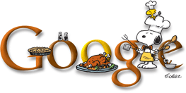 Google Doodle Thanksgiving 2009