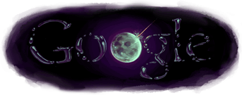 Google Doodle Discovery of Water on the Moon