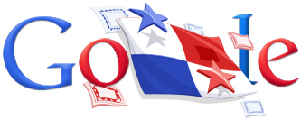 Google Doodle Panama Independence Day 2010