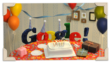 Googles 13th Birthday 2011