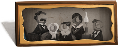 Google Doodle Louis Daguerre's 224th Birthday