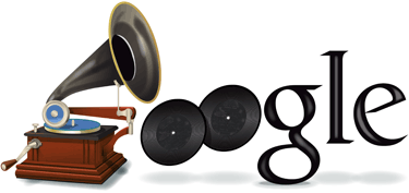 Google Doodle Emile Berliner's 160th Birthday