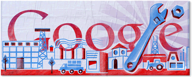 Google Doodle Labour Day 2011