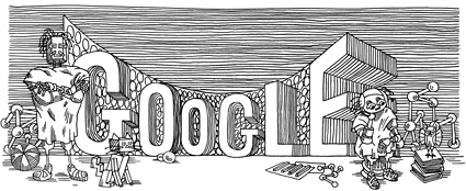 Google Doodle 60th Anniversary of Stanislaw Lem's First Publication