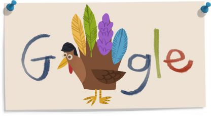 Google Doodle Thanksgiving 2011