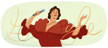Google Doodle Chabuca Granda's 92nd Birthday