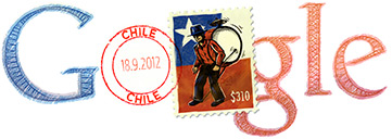 Google Doodle Chile Independence Day 2012